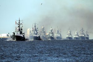 репетиция парада день ВМФ военно-морской флот корабли
