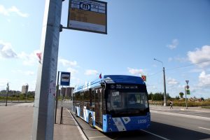Троллейбусный маршрут № 32 продлён к Балтийскому бульвару благодаря автономному ходу