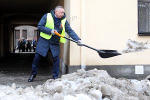В понедельник в Петербурге ожидается снег