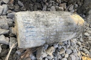 На месте бывшего СКК нашли снаряд времён Первой мировой войны